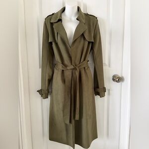 Forever 21 green  Trench Coat
